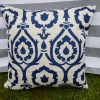 lyndsey blue patterned cushion cover main